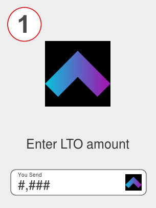 Exchange lto to xrp - Step 1