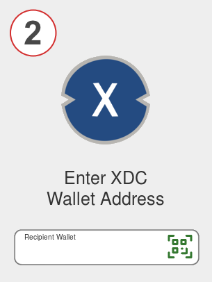 Exchange wbtc to xdc - Step 2