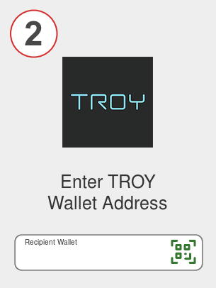 Exchange eth to troy - Step 2