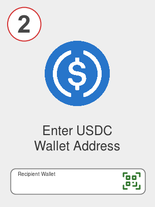 Exchange flow to usdc - Step 2