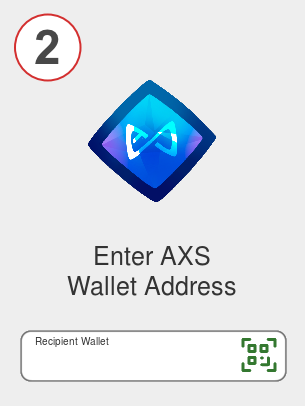 Exchange neo to axs - Step 2