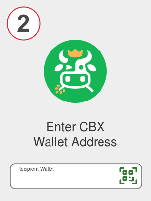 Exchange doge to cbx - Step 2