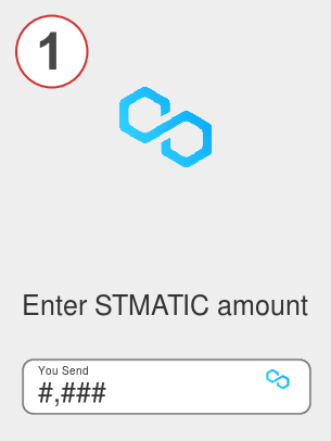 Exchange stmatic to btc - Step 1