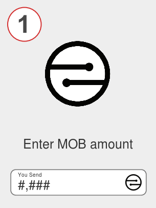 Exchange mob to sol - Step 1