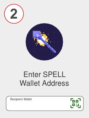 Exchange bnb to spell - Step 2