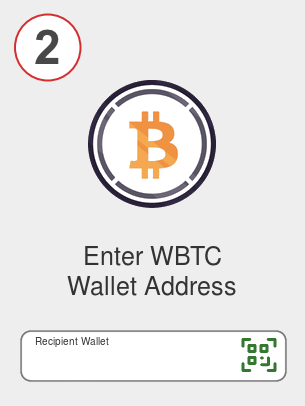 Exchange trx to wbtc - Step 2