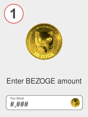 Exchange bezoge to btc - Step 1