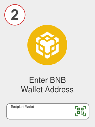 Exchange caps to bnb - Step 2