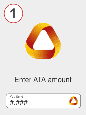 Exchange ata to eth - Step 1