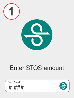 Exchange stos to lunc - Step 1