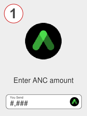 Exchange anc to xrp - Step 1
