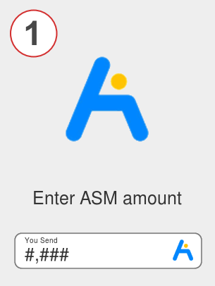 Exchange asm to eth - Step 1
