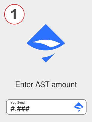 Exchange ast to avax - Step 1
