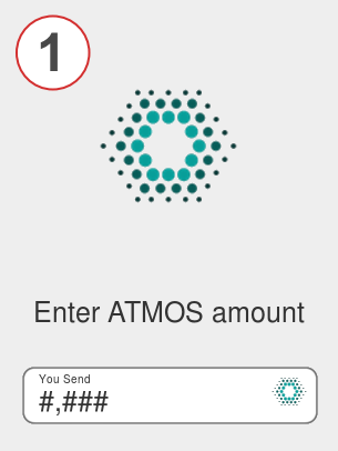 Exchange atmos to ada - Step 1
