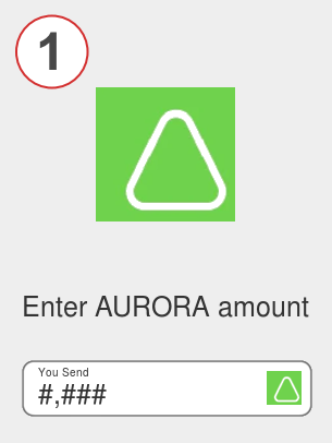 Exchange aurora to ada - Step 1