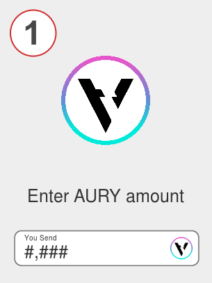 Exchange aury to xrp - Step 1
