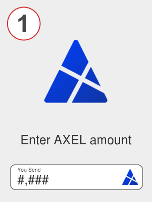 Exchange axel to avax - Step 1