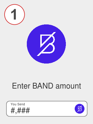 Exchange band to usdt - Step 1