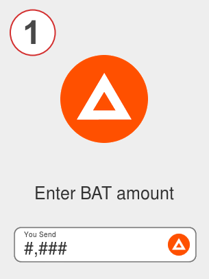 Exchange bat to bnb - Step 1