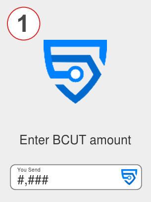 Exchange bcut to btc - Step 1