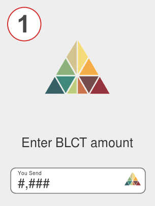 Exchange blct to btc - Step 1