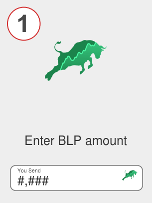 Exchange blp to ada - Step 1