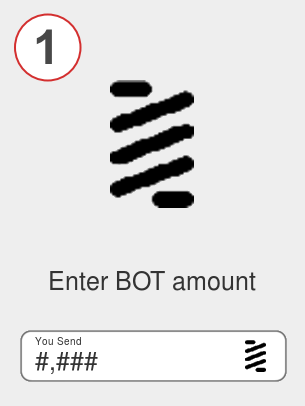 Exchange bot to eth - Step 1