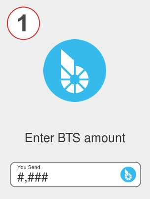 Exchange bts to xrp - Step 1