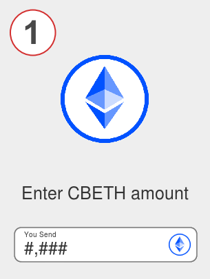 Exchange cbeth to btc - Step 1