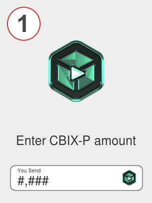 Exchange cbix-p to btc - Step 1