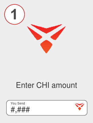 Exchange chi to bnb - Step 1