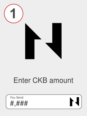 Exchange ckb to bnb - Step 1