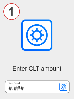 Exchange clt to ada - Step 1
