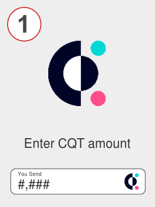 Exchange cqt to busd - Step 1