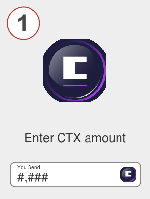 Exchange ctx to avax - Step 1
