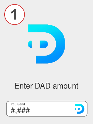 Exchange dad to btc - Step 1