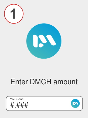 Exchange dmch to avax - Step 1