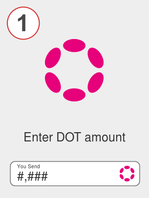 Exchange dot to apx - Step 1