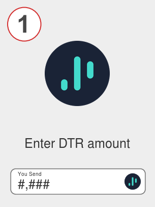 Exchange dtr to avax - Step 1