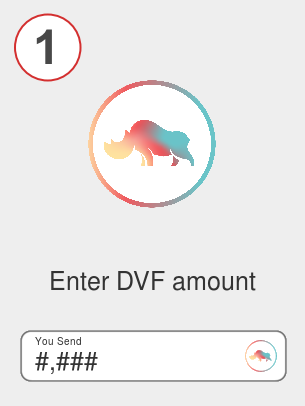 Exchange dvf to doge - Step 1