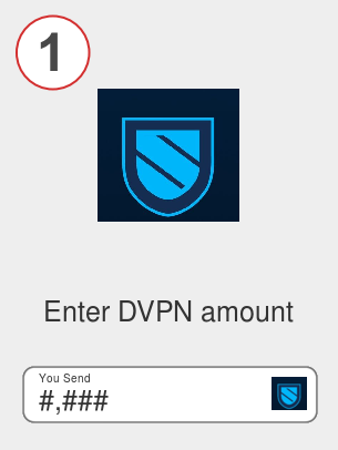 Exchange dvpn to busd - Step 1