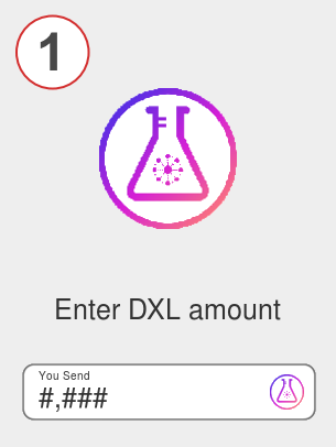 Exchange dxl to eth - Step 1