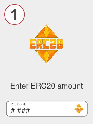 Exchange erc20 to doge - Step 1