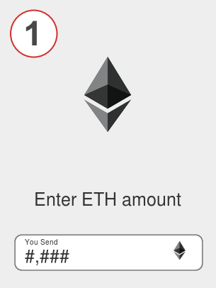 Exchange eth to fio - Step 1
