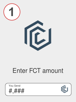 Exchange fct to doge - Step 1