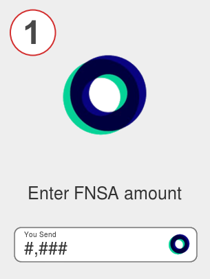 Exchange fnsa to eth - Step 1