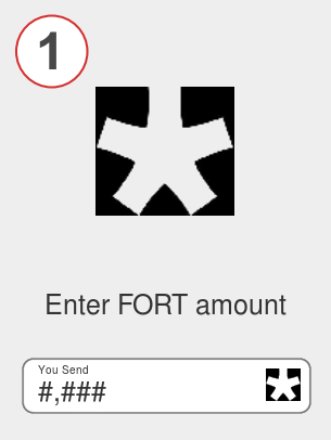 Exchange fort to btc - Step 1
