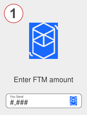 Exchange ftm to xrp - Step 1