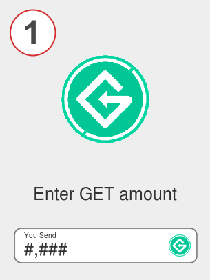 Exchange get to eth - Step 1