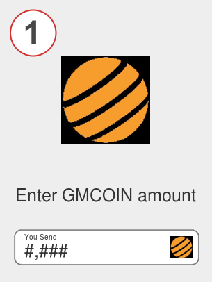 Exchange gmcoin to btc - Step 1